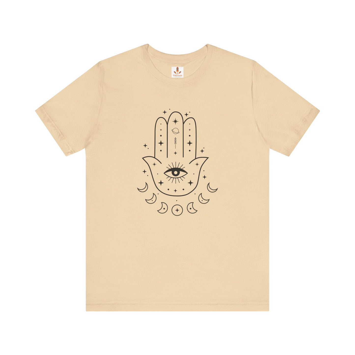 Hamsa Hand with Eye and Moon T-shirt