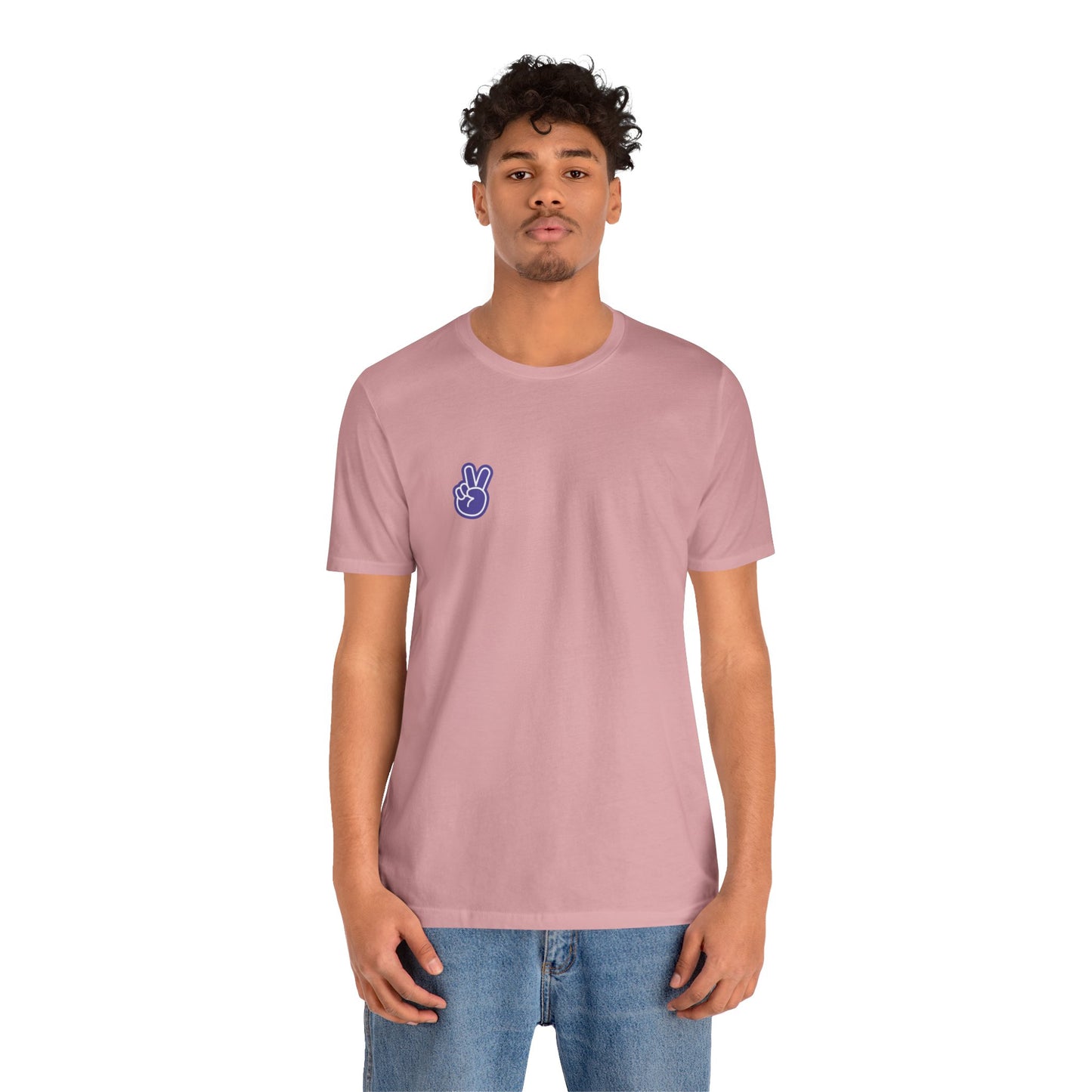 Purple Peace Hand Sign T-shirt