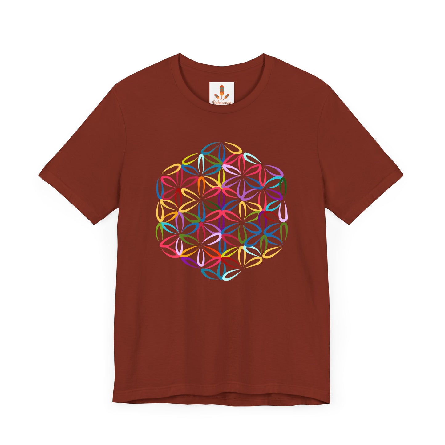 Multicolor Flower of Life T-shirt