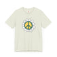 Peace Sign in White Flower T-shirt