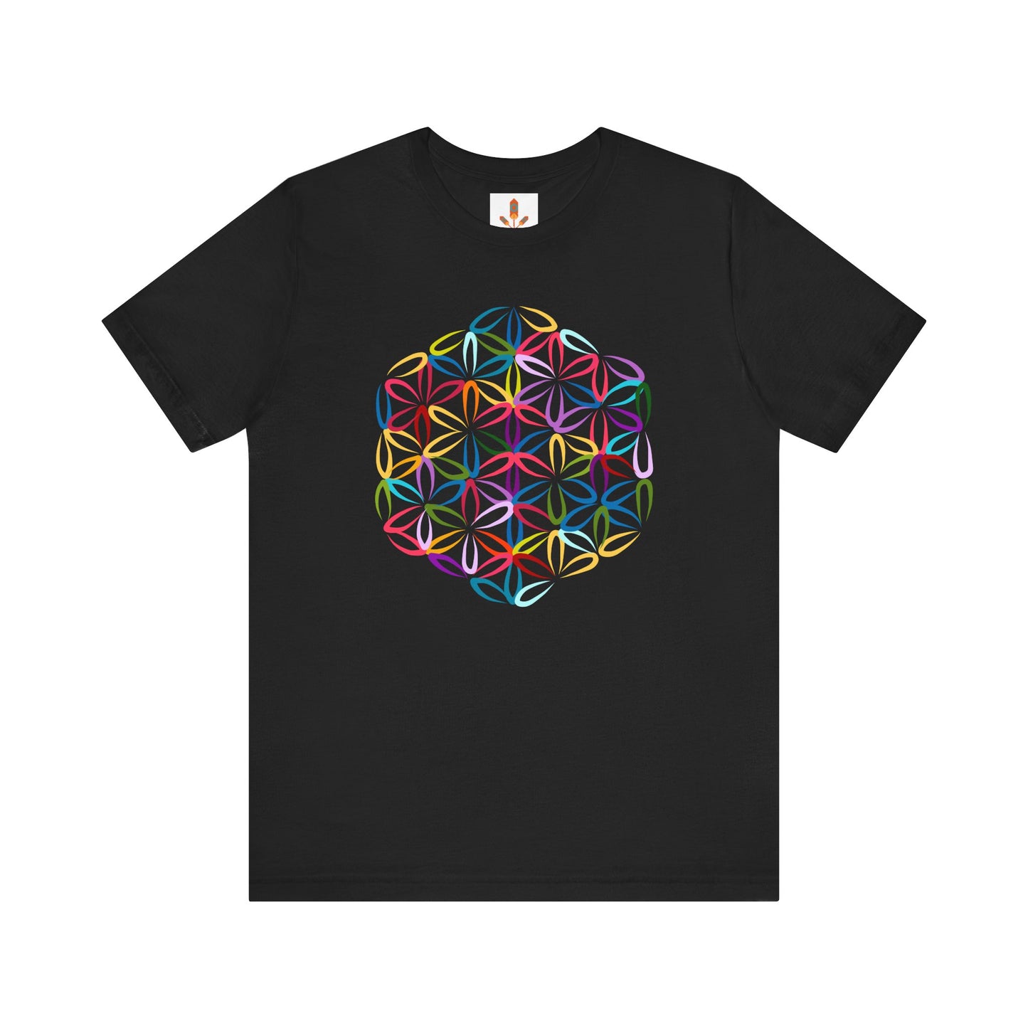 Multicolor Flower of Life T-shirt