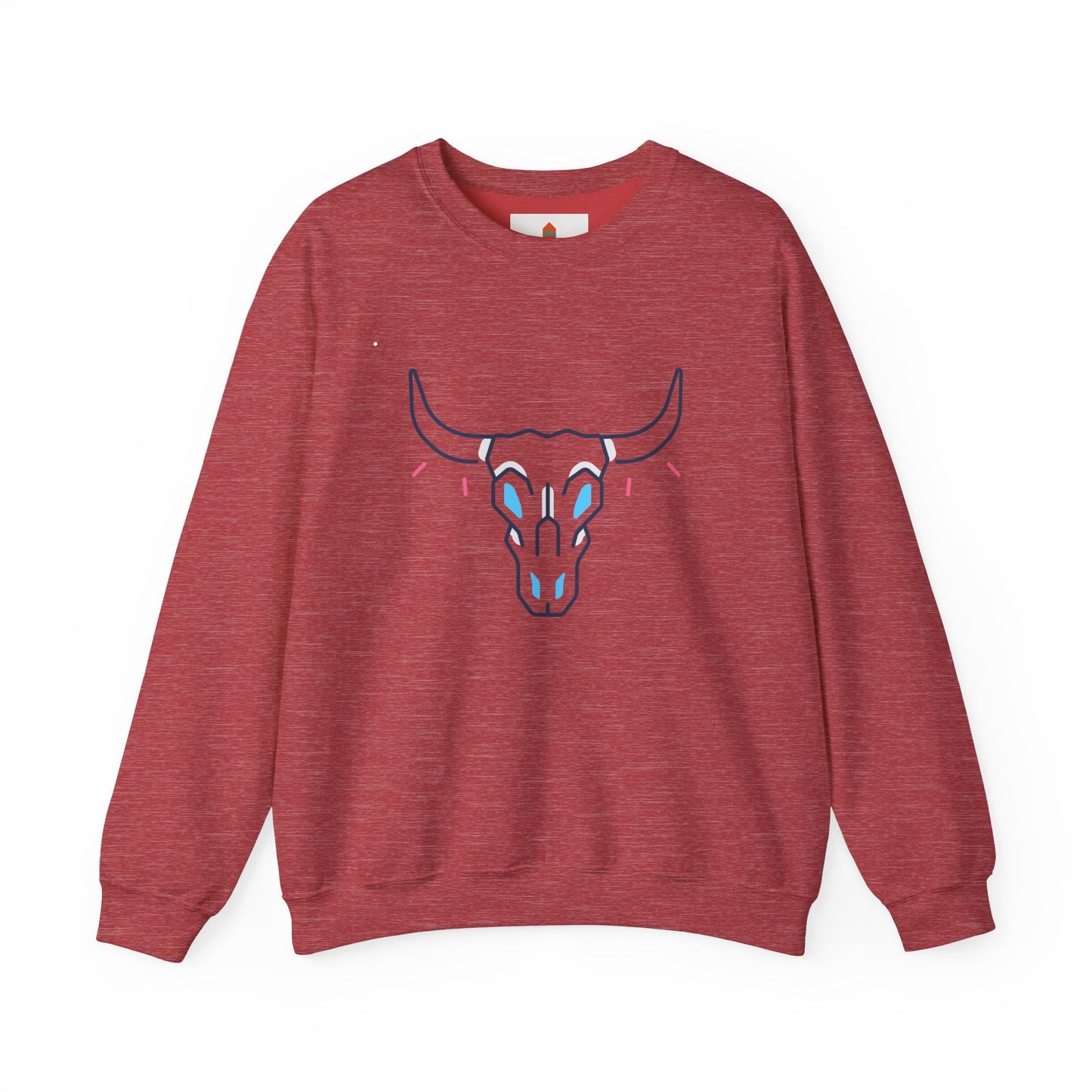 Buffalo Skull Drawing Sweatshirt