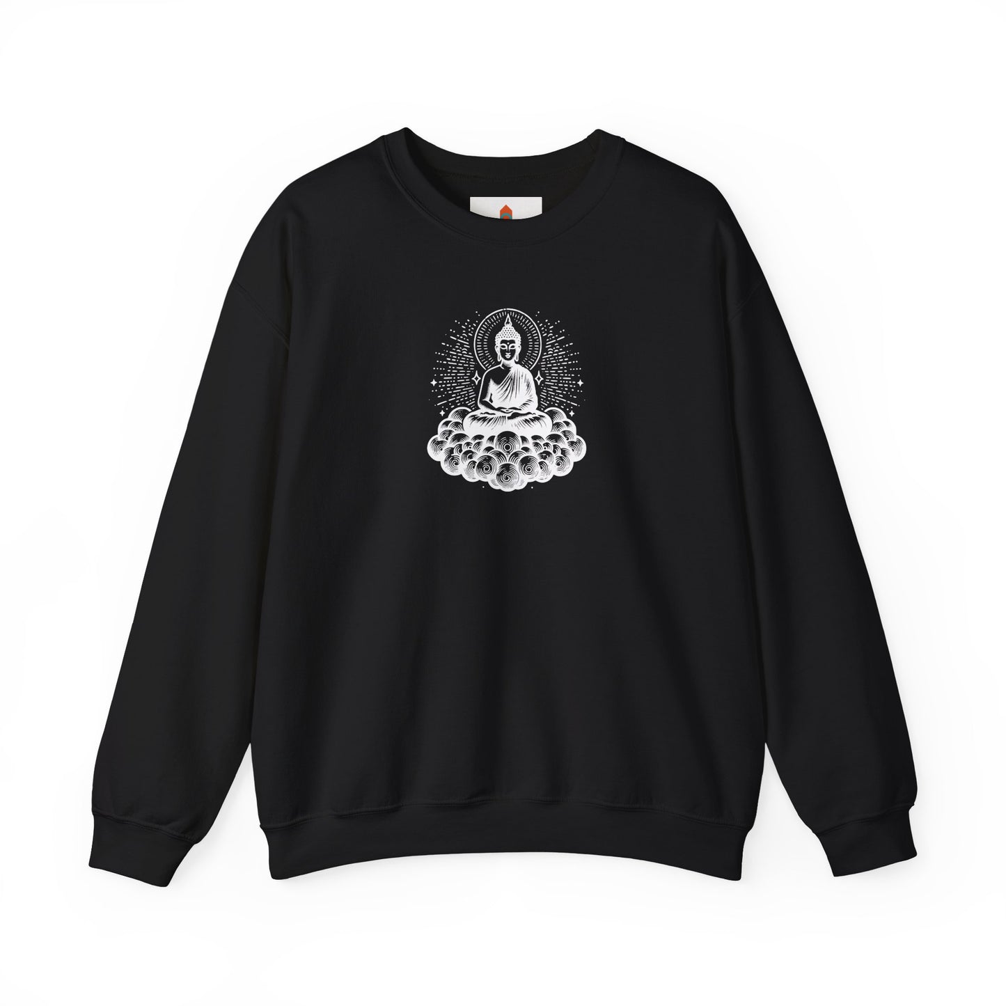 White Buddha Art Sweatshirt