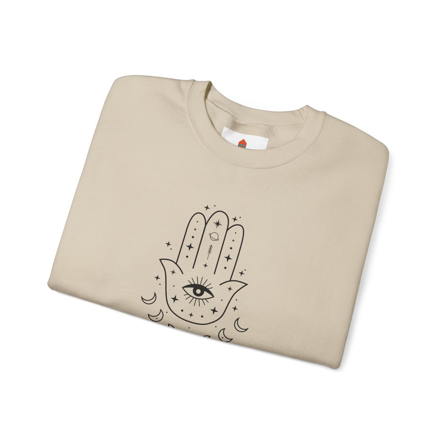 Hamsa Hand with Eye and Moon Sweatshirt