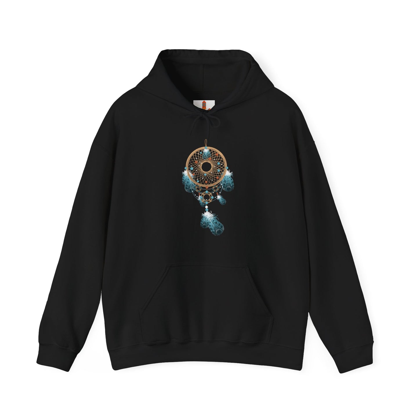 Turquoise and Brown Dream Catcher Hoodie