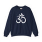 White Om Drawing Sweatshirt