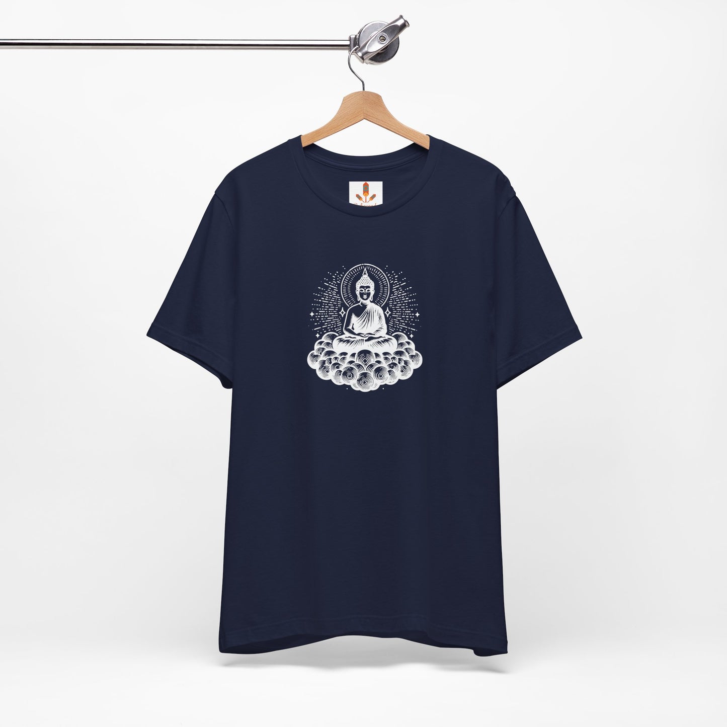 White Buddha Art T-shirt