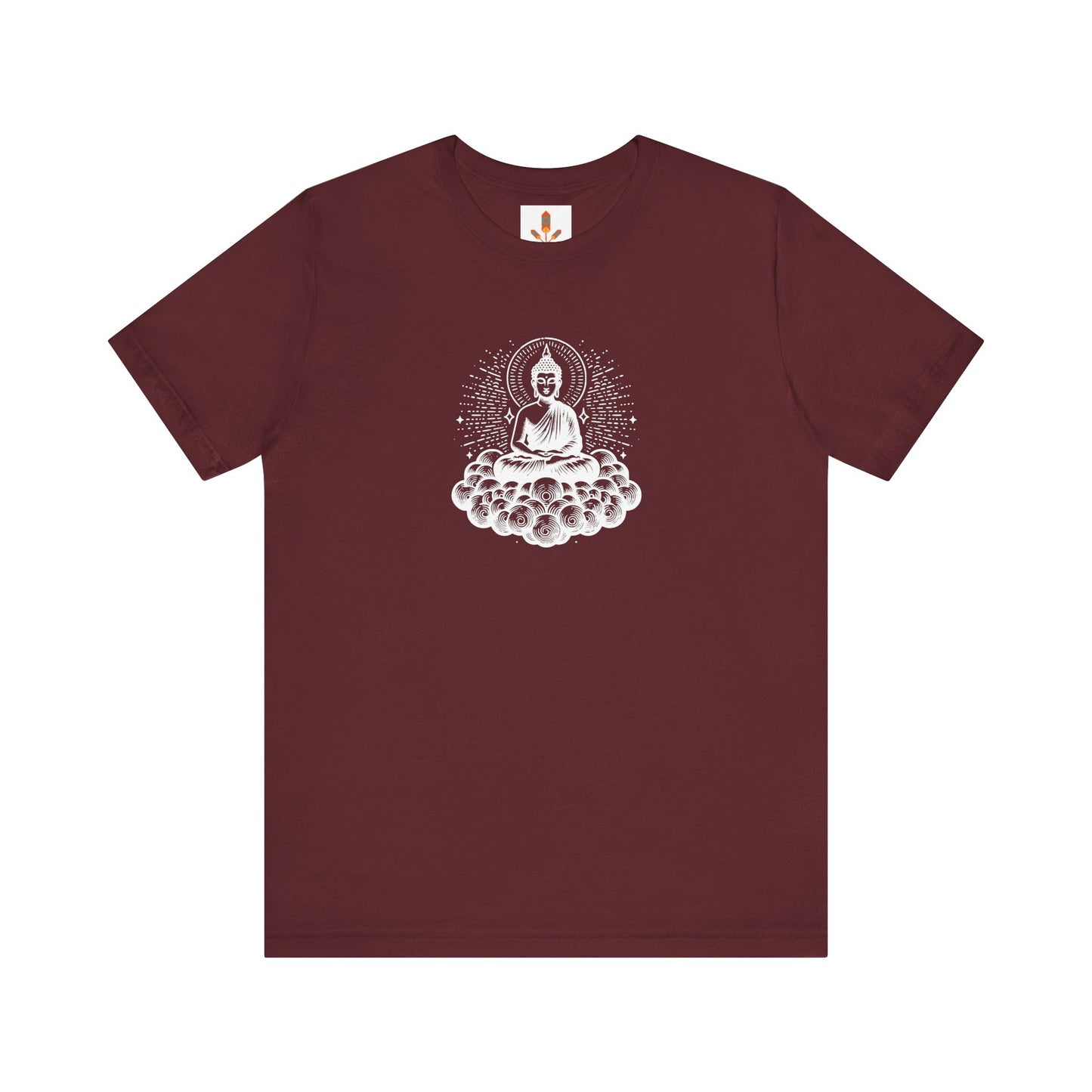 White Buddha Art T-shirt