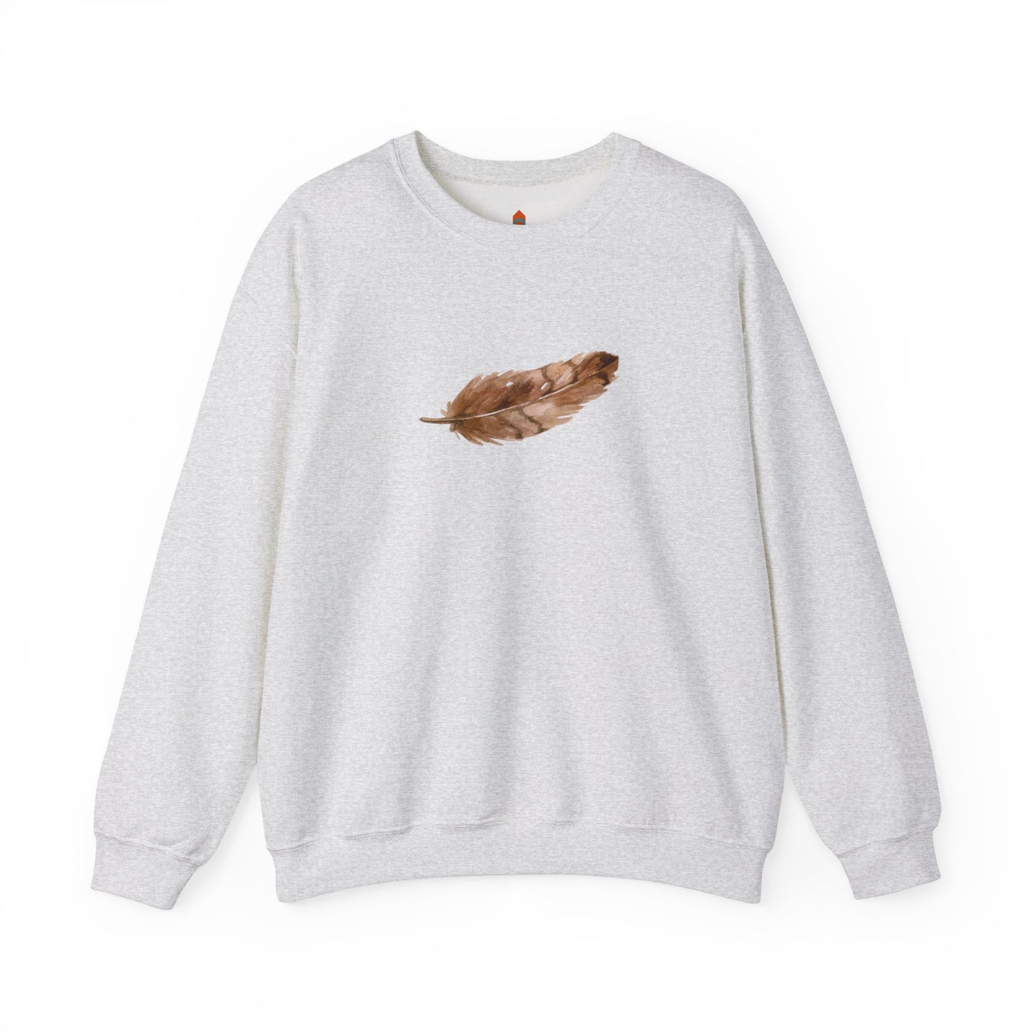 Brown Feather Sweatshirt