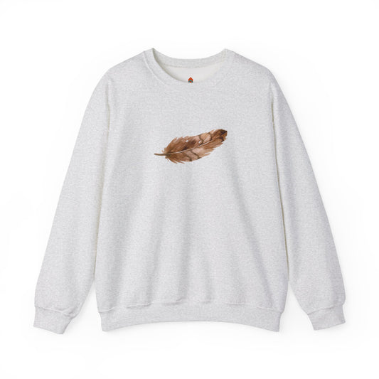 Brown Feather Sweatshirt