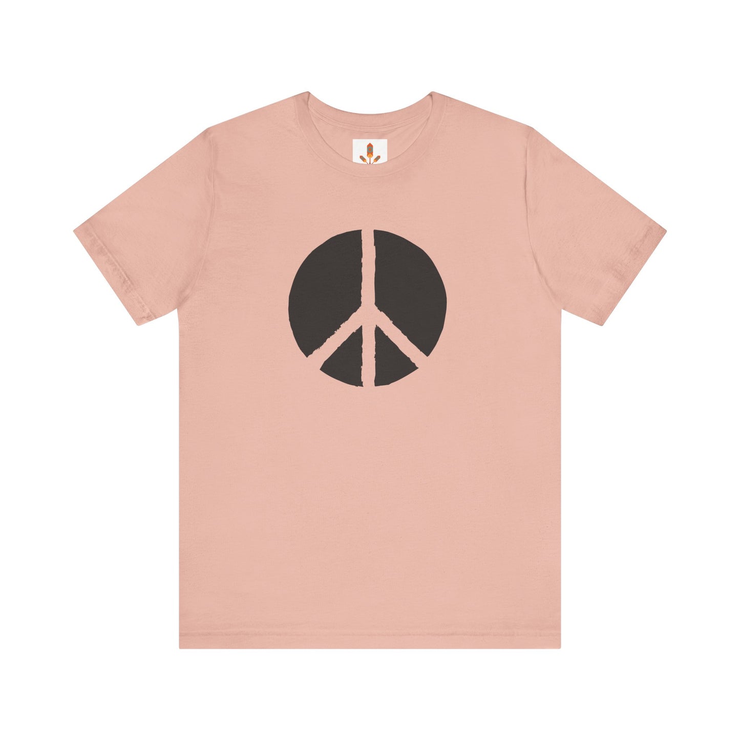 Simple Peace Sign Design T-shirt