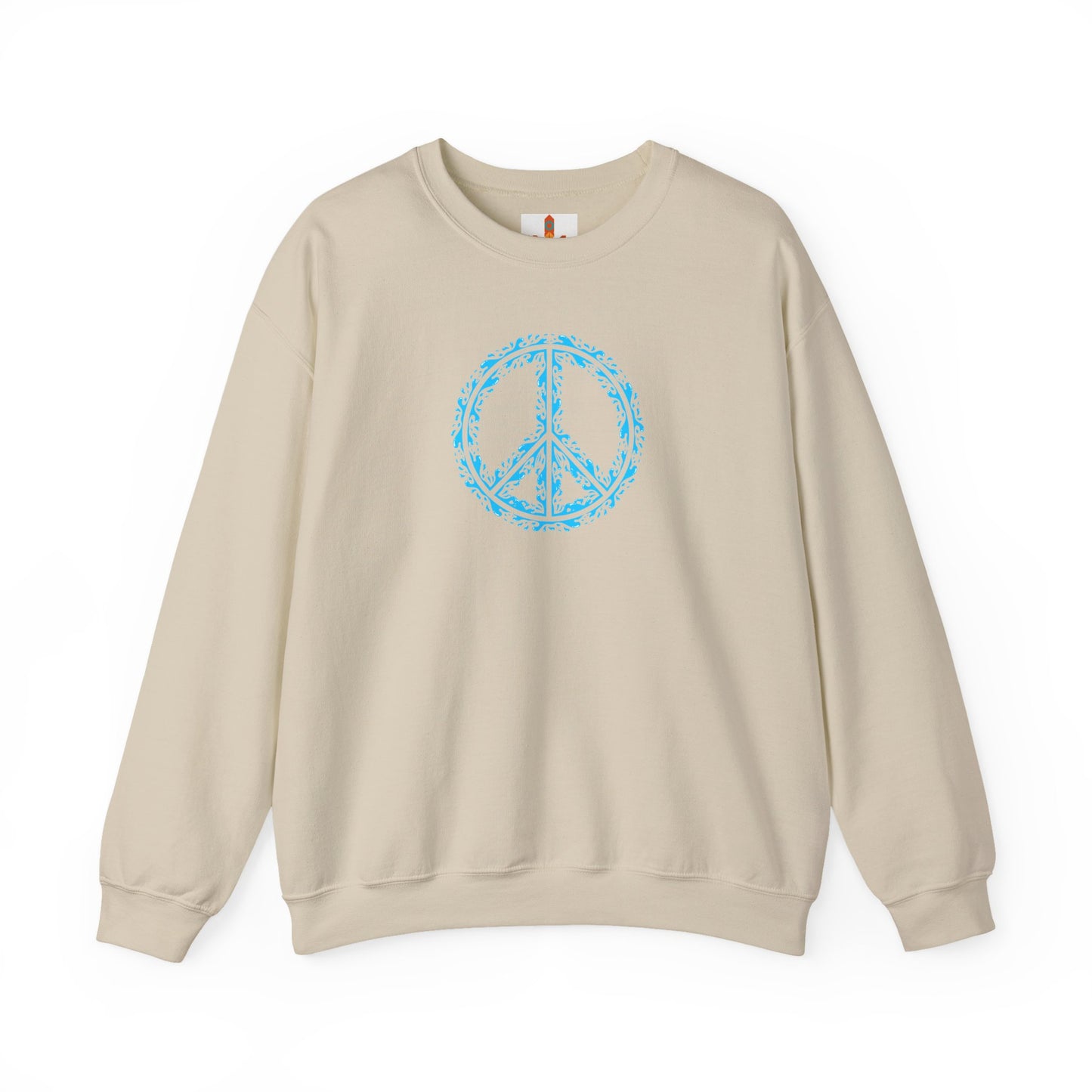 Peace Sign with Water Design Sweatshirt