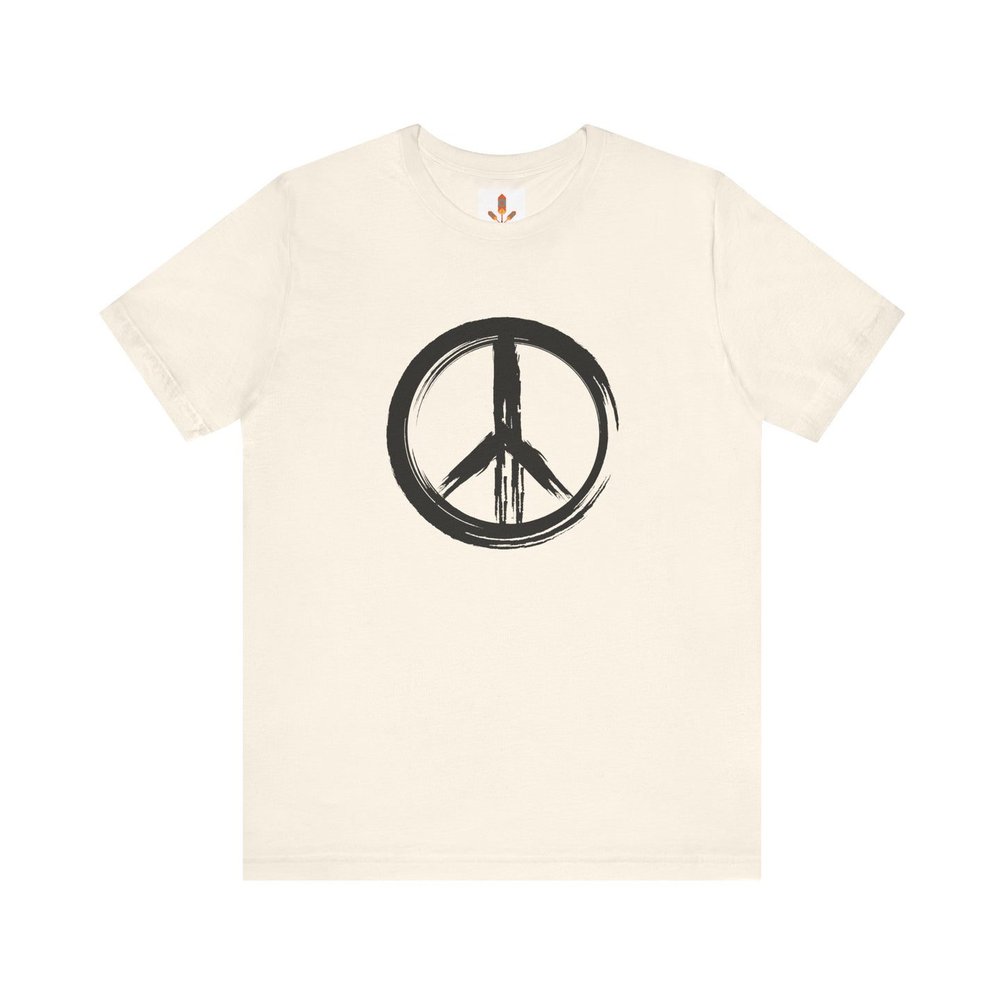 Brush Strokes Peace Sign T-shirt