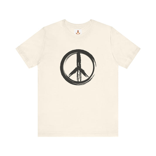 Brush Strokes Peace Sign T-shirt