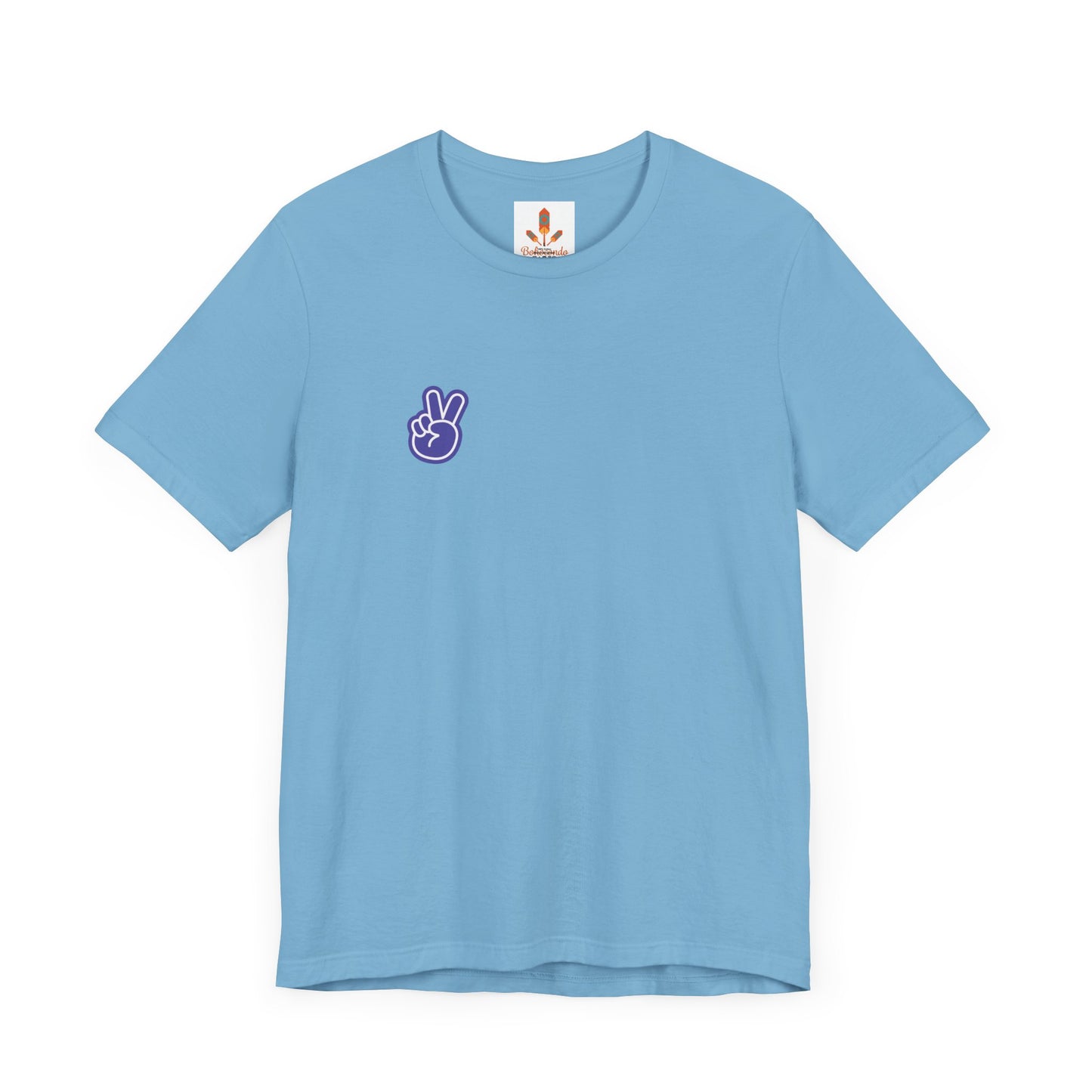 Purple Peace Hand Sign T-shirt