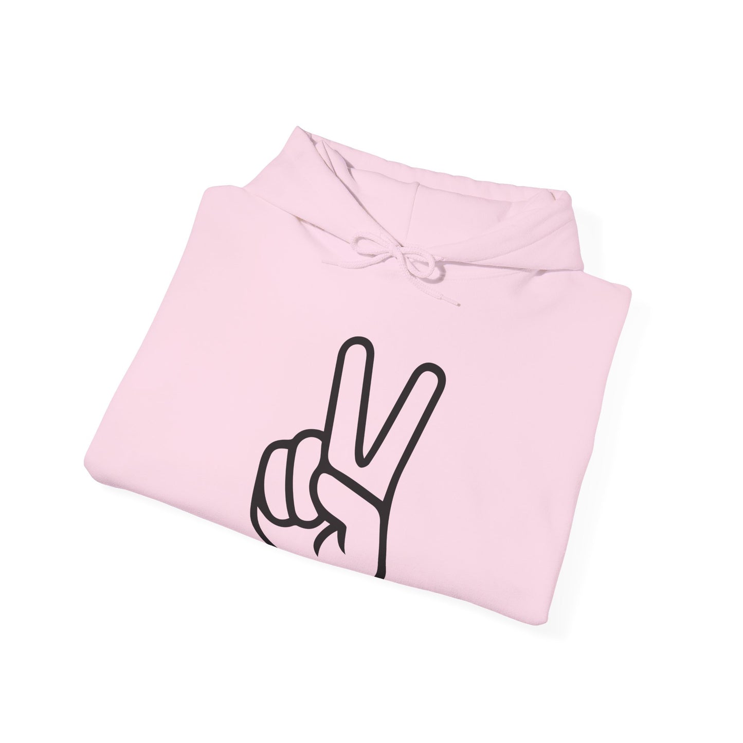 Simple Peace Hand Sign Hoodie