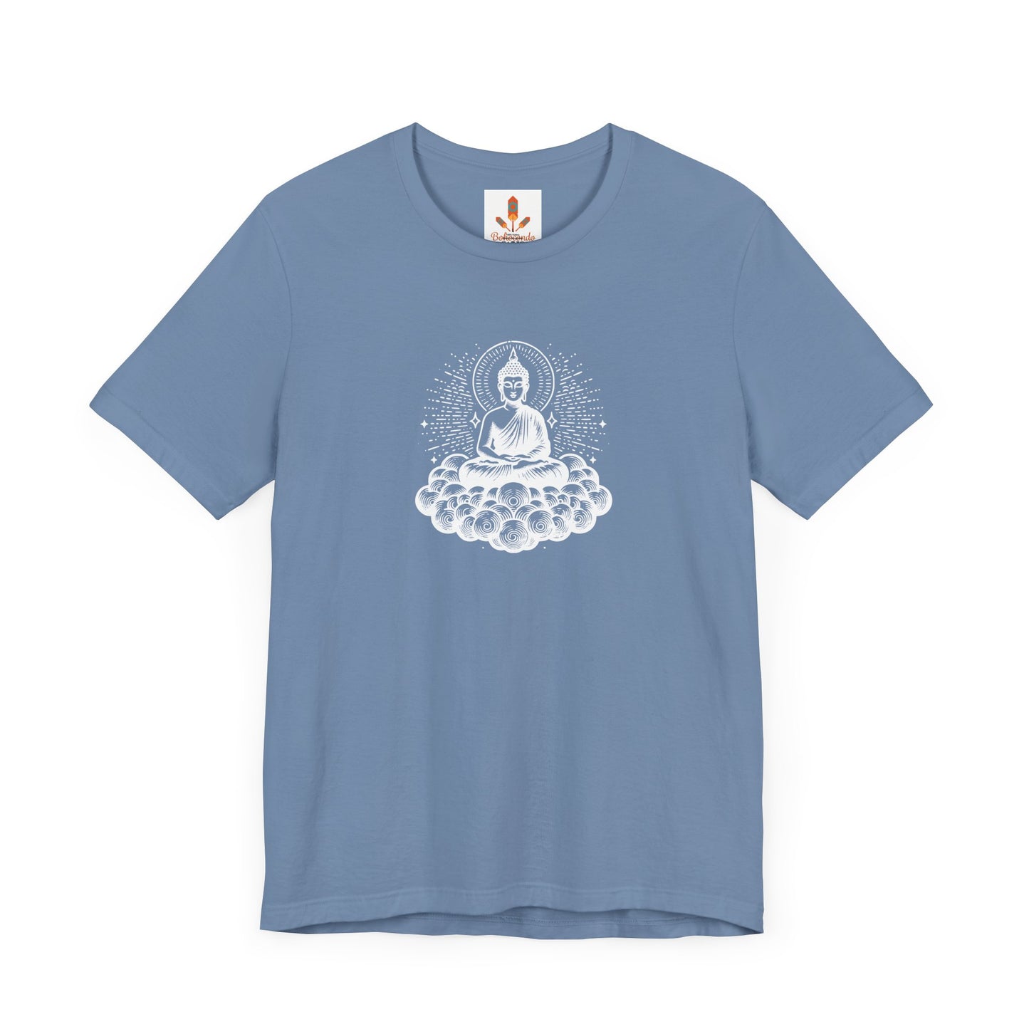 White Buddha Art T-shirt