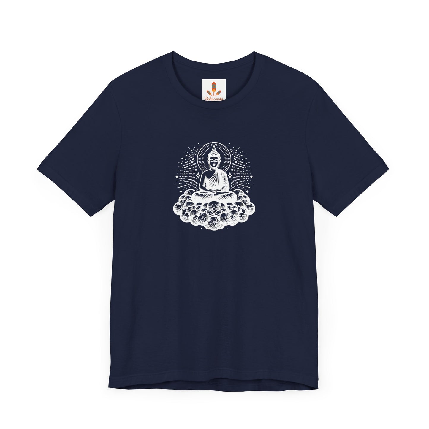 White Buddha Art T-shirt