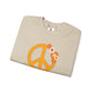 Peace Sign with Flowers Sweatshirt