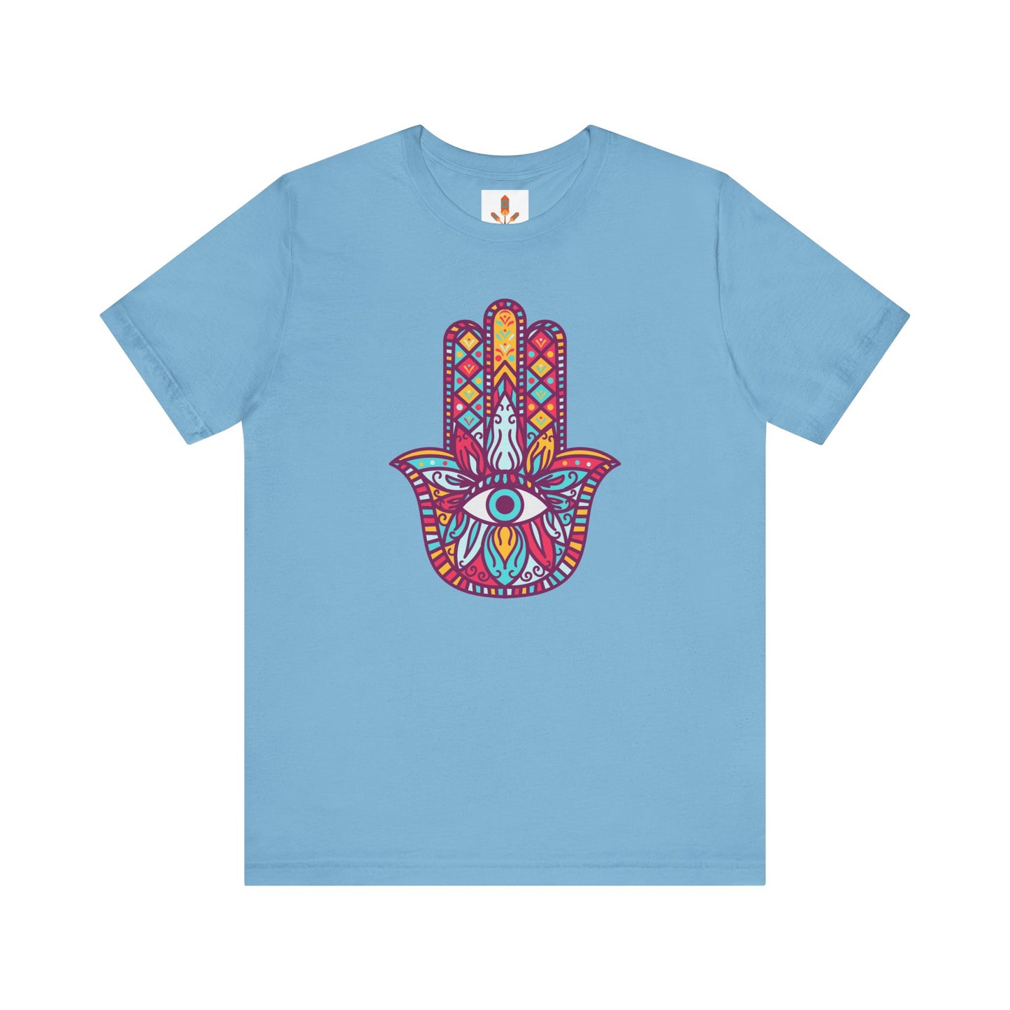 Colorful Fatima Hamsa Hand T-shirt