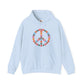 Peace Sign made of Flowers Hoodie