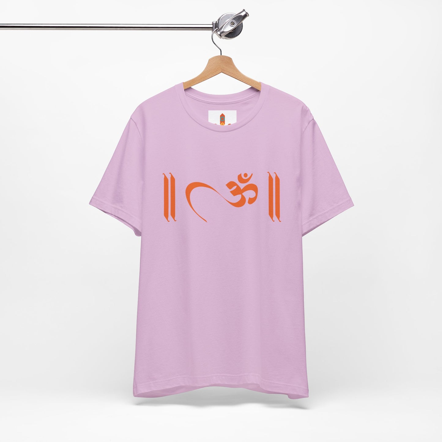 Om Written in Orange T-shirt