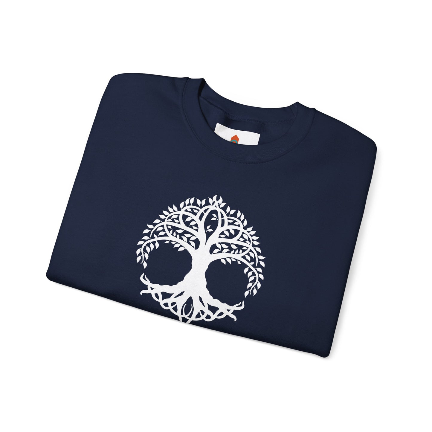 White Celtic Tree of Life Design Sweatshirt