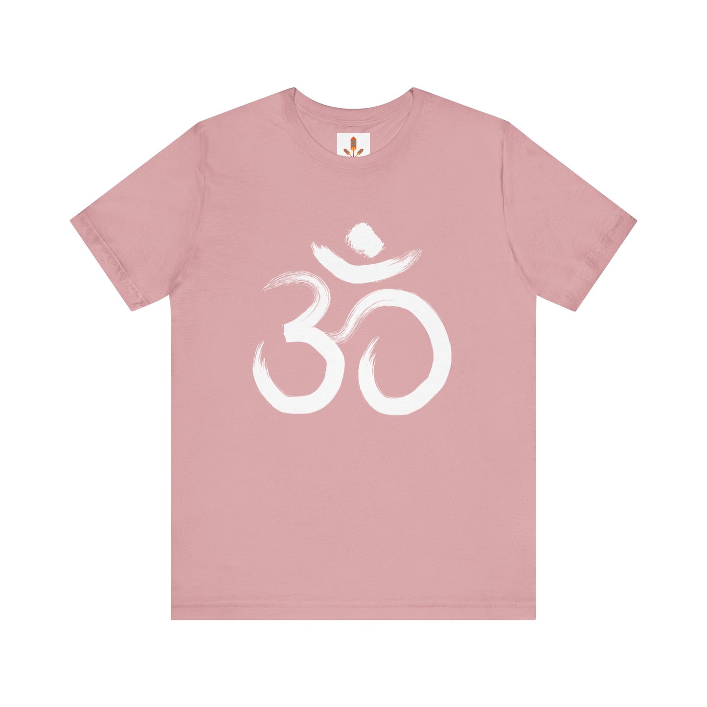 White Om Drawing T-shirt