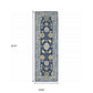 Navy & Blue Bohemian Wool Runner Rug