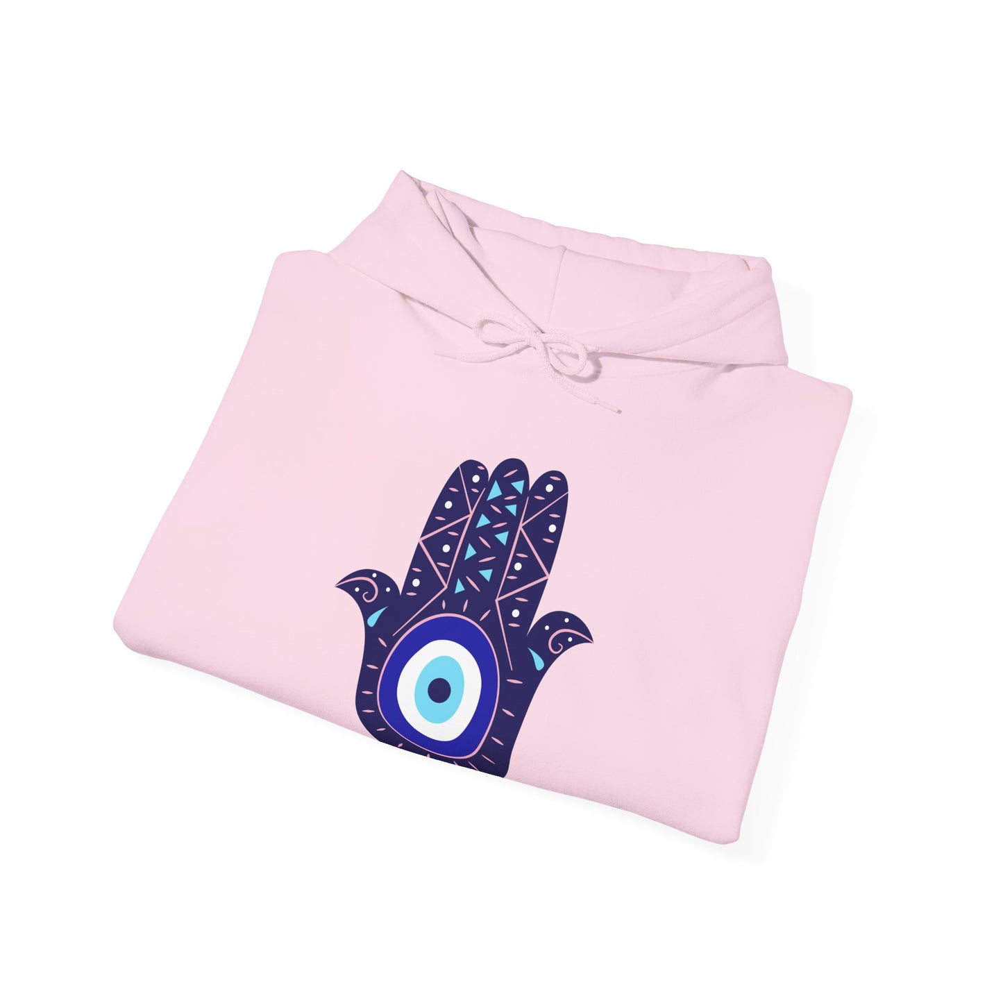 Blue Hamsa Hand Hoodie