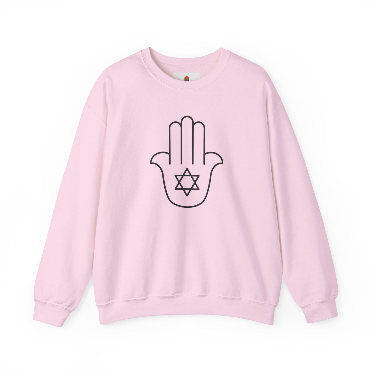 Simple Star of David in Hamsa Hand Sweatshirt