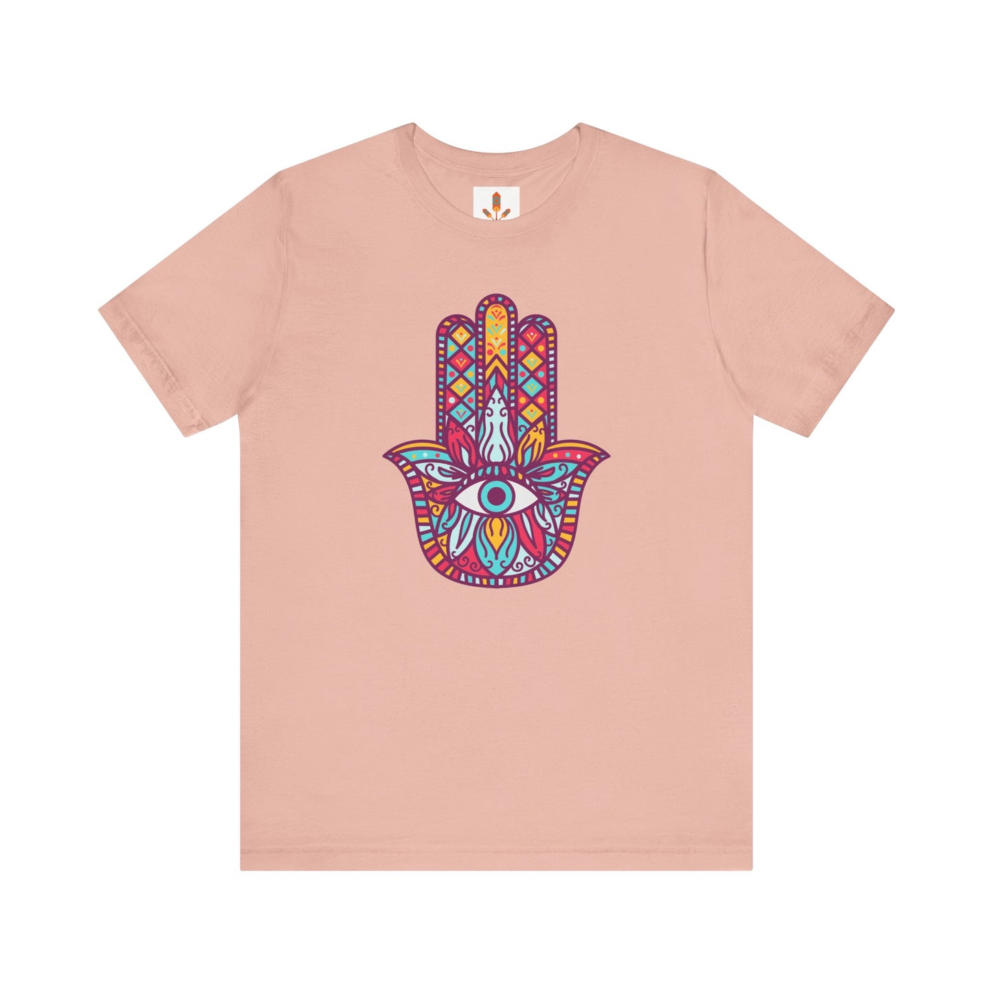 Colorful Fatima Hamsa Hand T-shirt