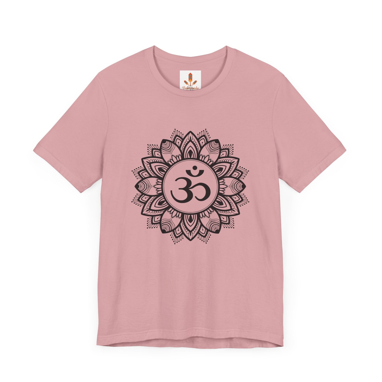 Om in Lotus Mandala T-shirt