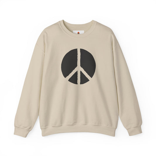 Simple Peace Sign Design Sweatshirt