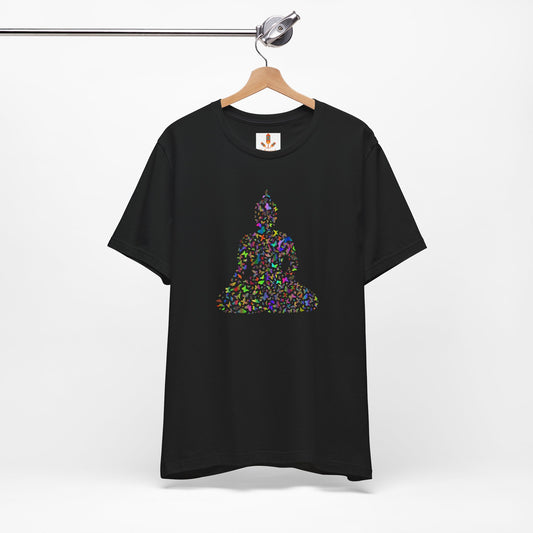 Colorful Buddha Design T-shirt