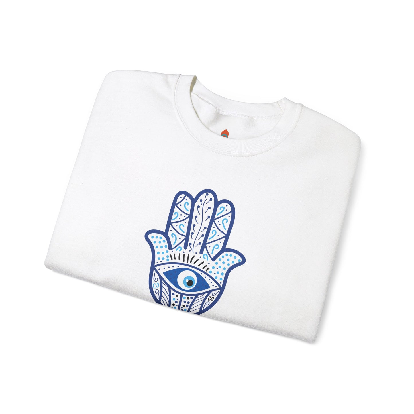 Hamsa Hand with Blue Eye Sweatshirt