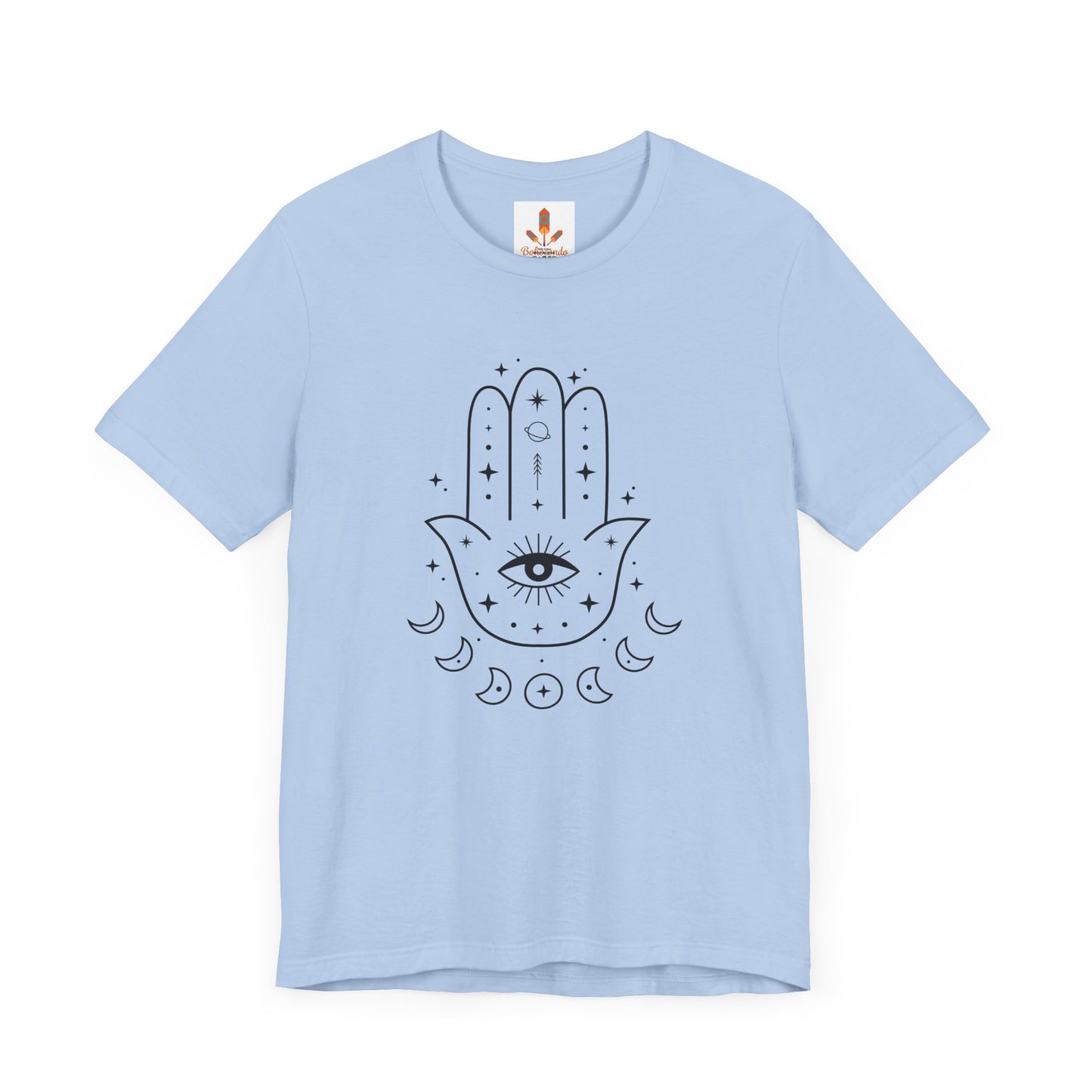 Hamsa Hand with Eye and Moon T-shirt