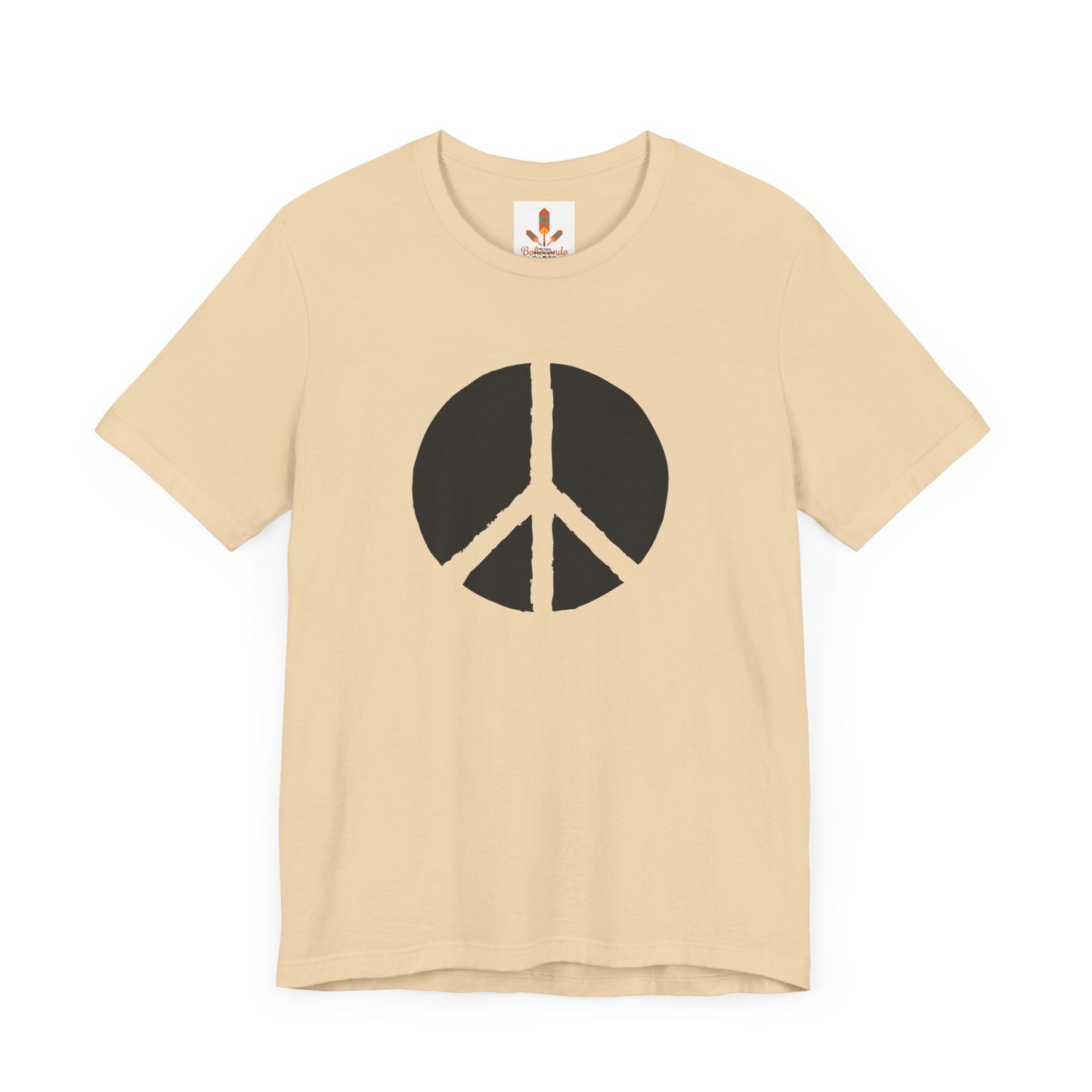 Simple Peace Sign Design T-shirt