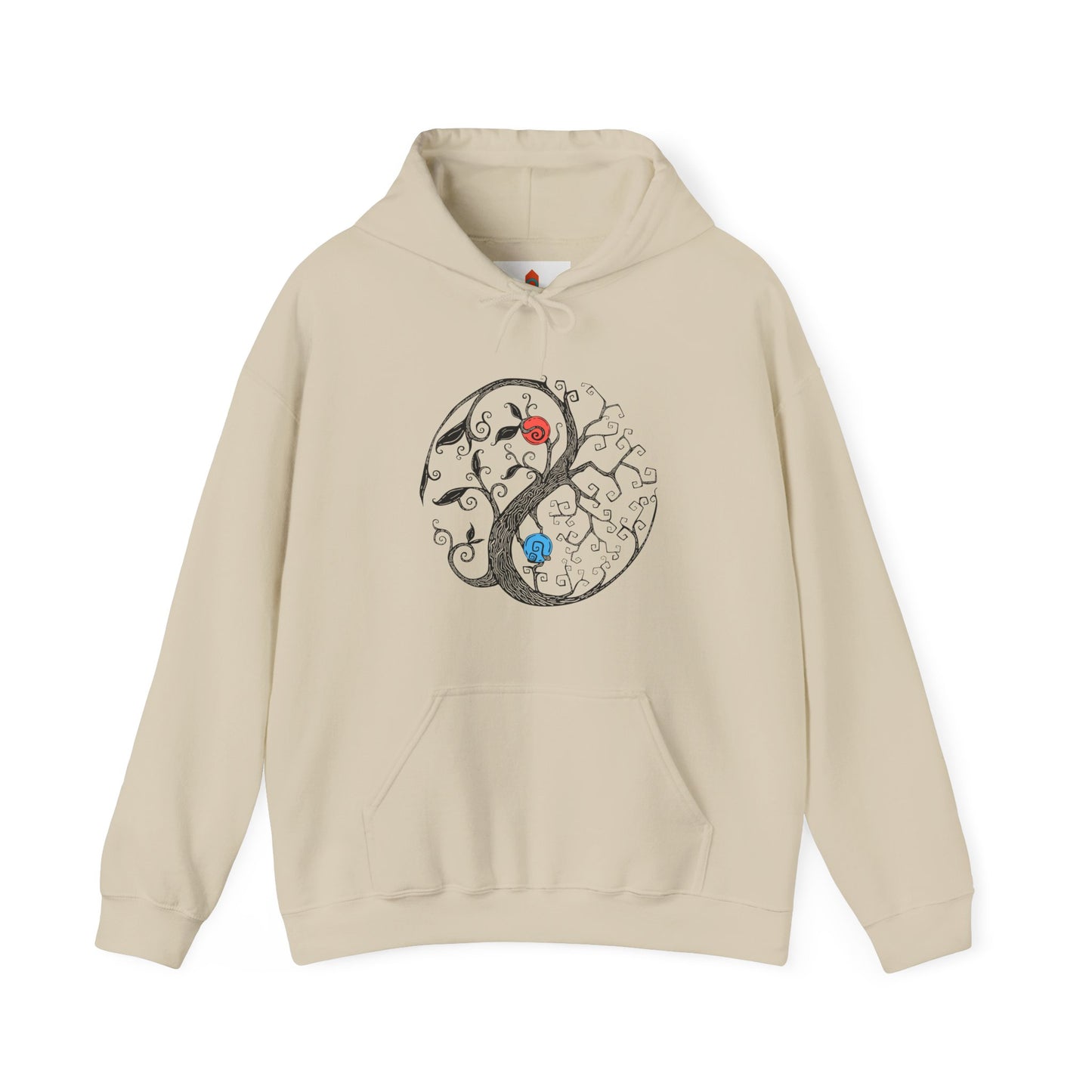 Tree of Life Yin Yang Hoodie