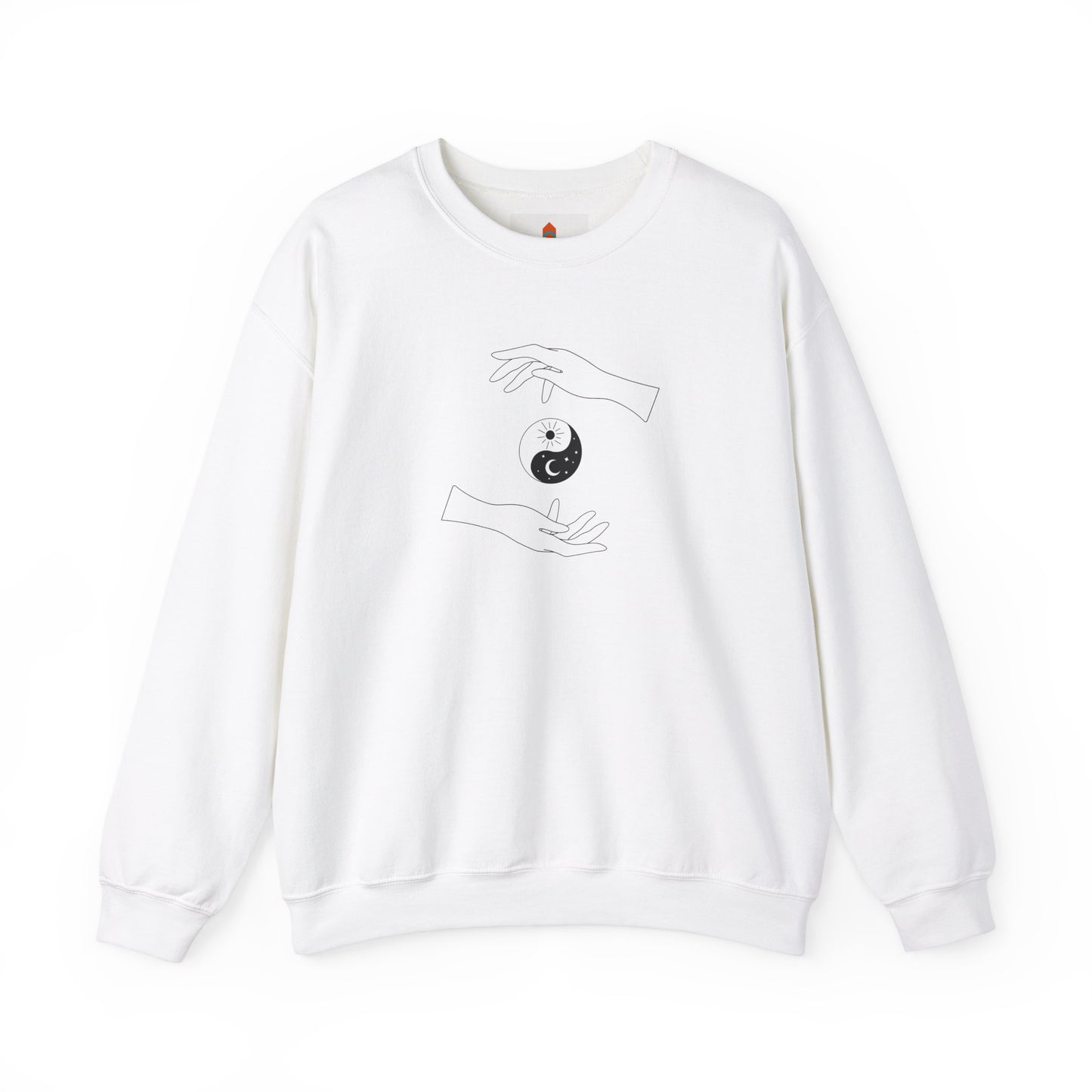 Yin Yang with Two Hands Sweatshirt