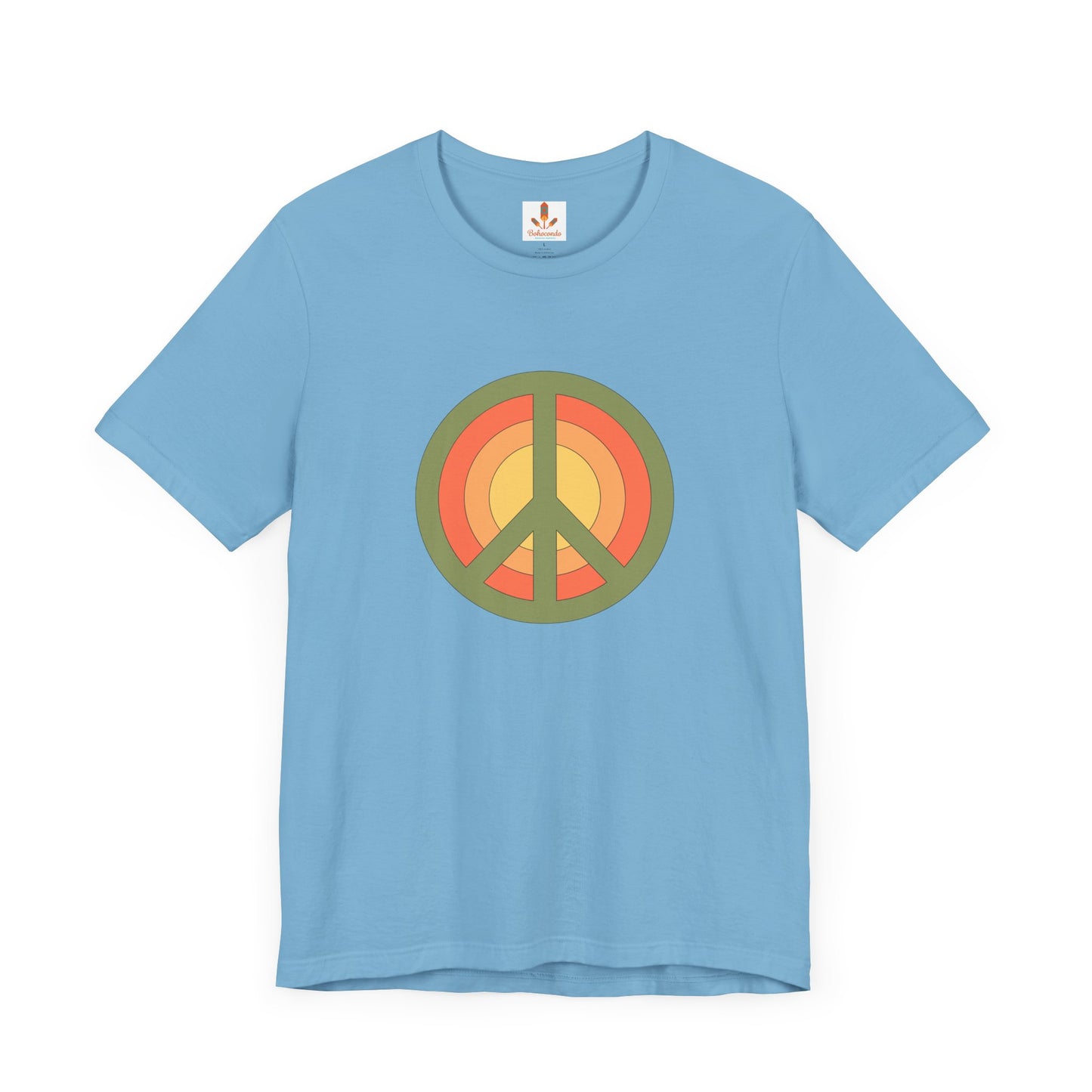 Retro Peace Sign Design T-shirt