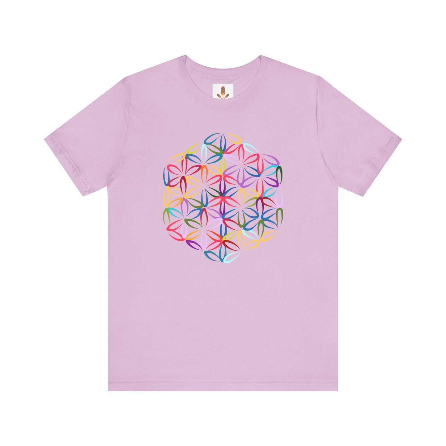 Multicolor Flower of Life T-shirt