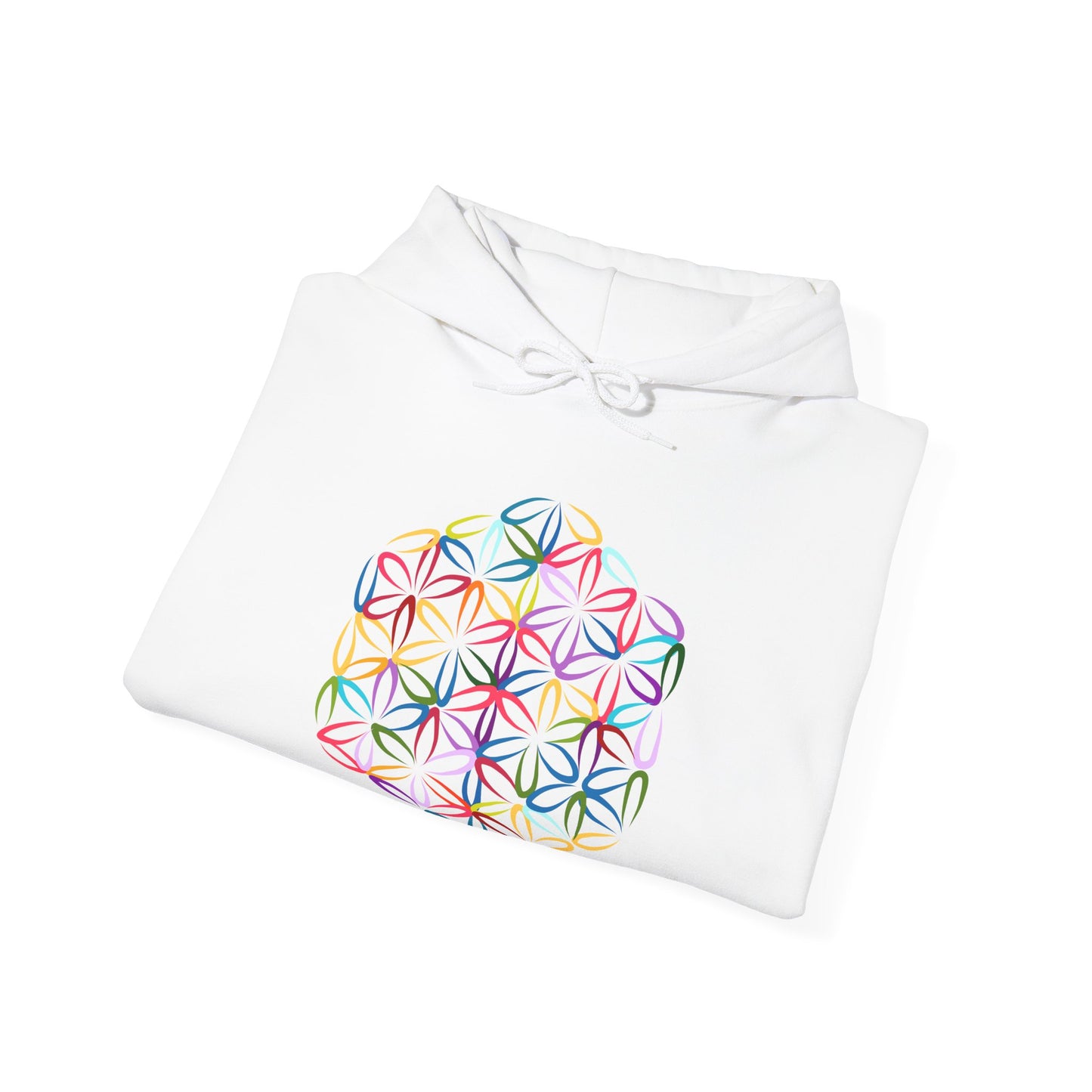 Multicolor Flower of Life Hoodie