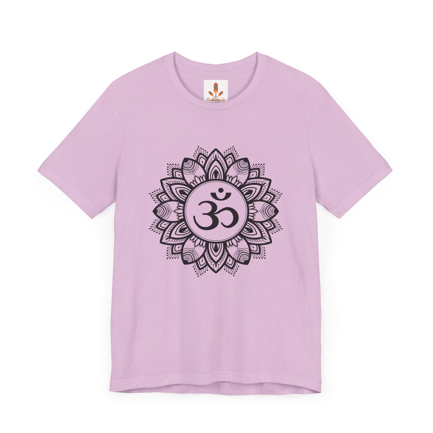 Om in Lotus Mandala T-shirt