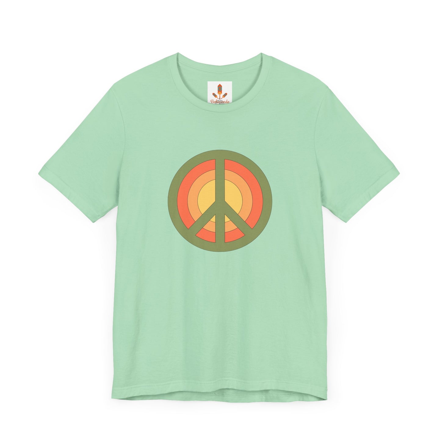 Retro Peace Sign Design T-shirt