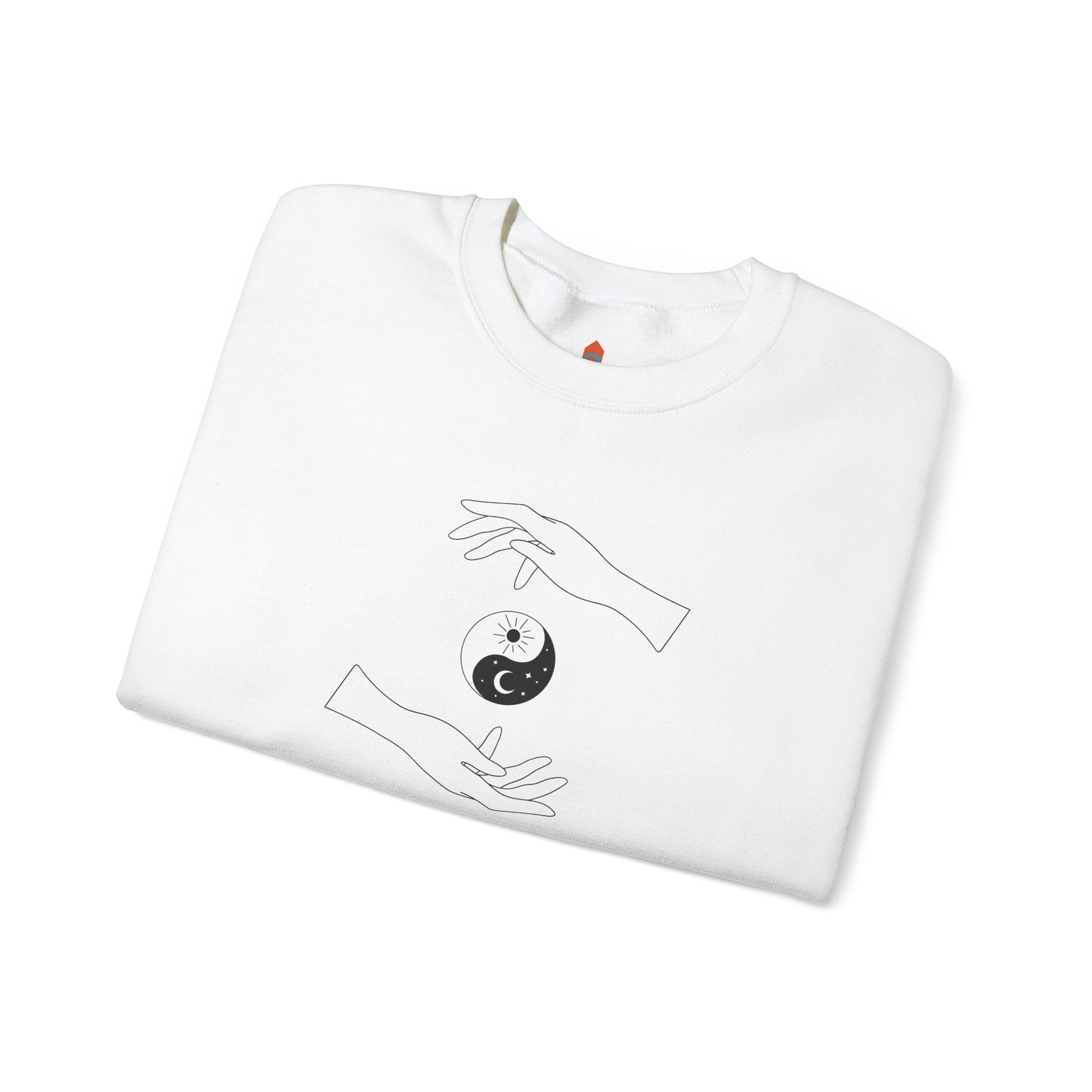 Yin Yang with Two Hands Sweatshirt