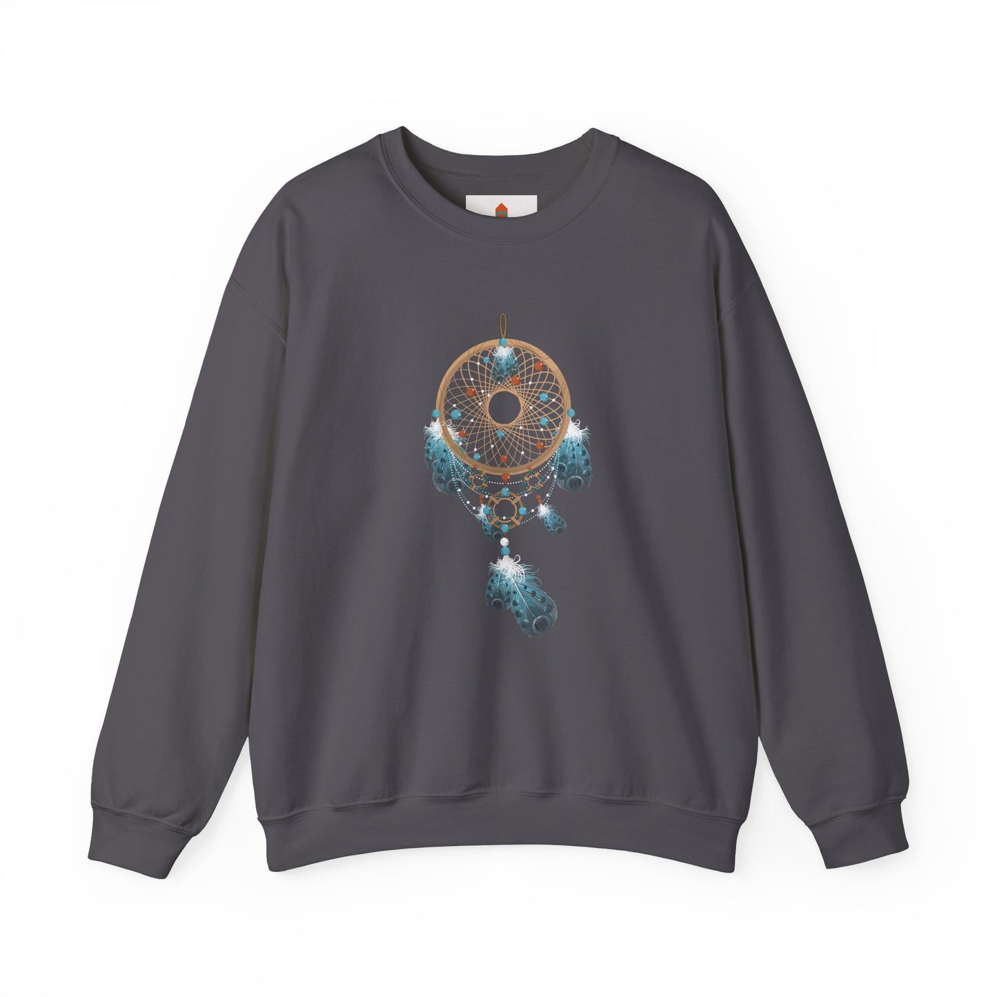 Turquoise and Brown Dream Catcher Sweatshirt