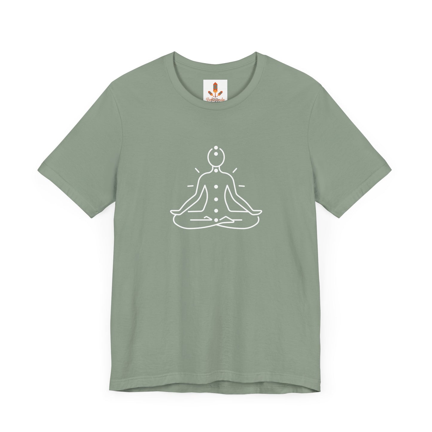 White Chakra Design T-shirt