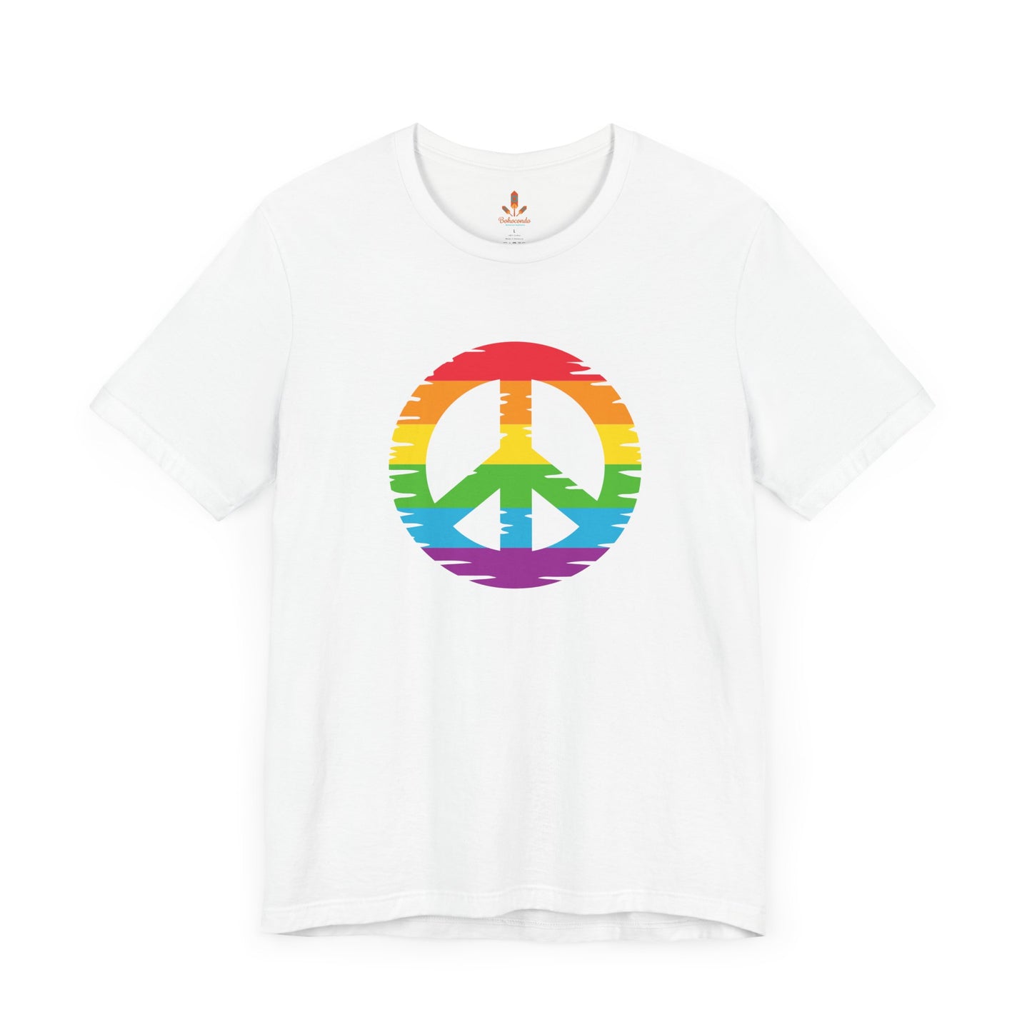 Rainbow Peace Sign T-shirt