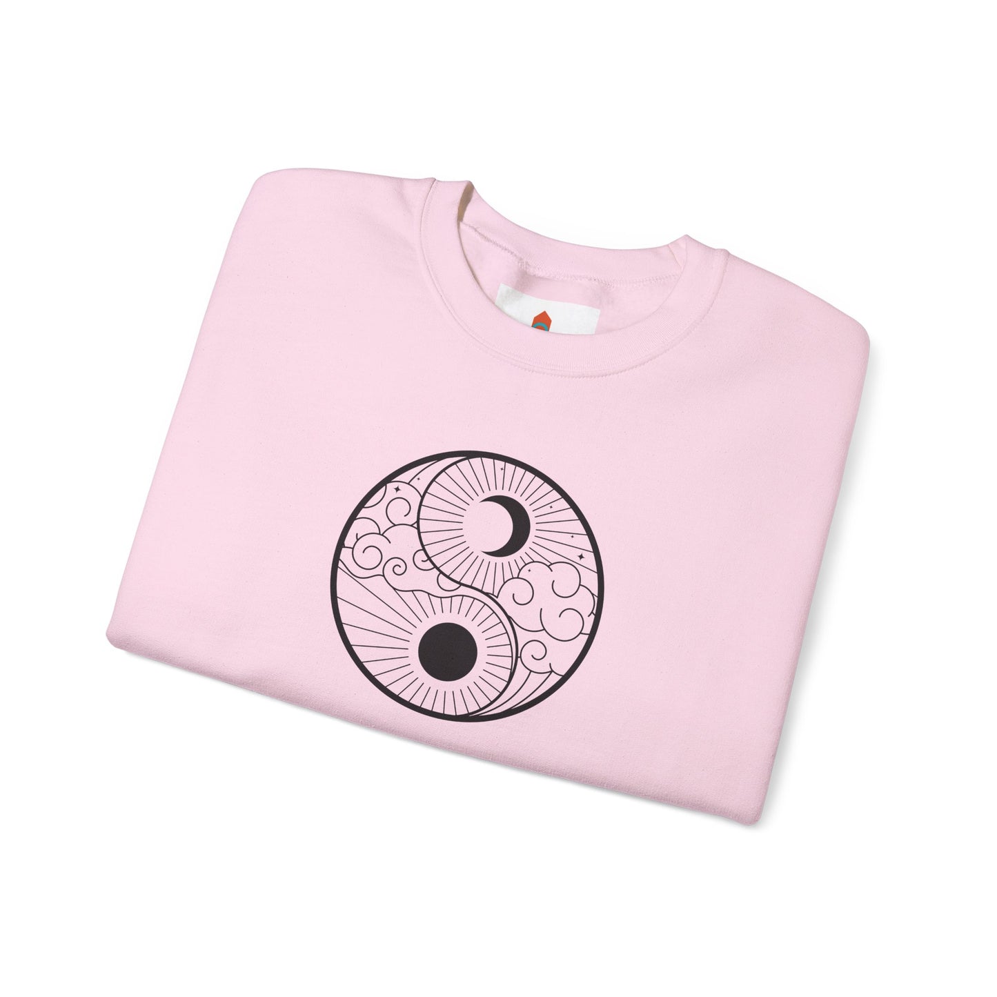 Yin Yang Sun and Moon Design Sweatshirt